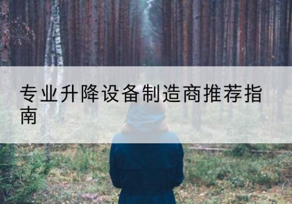 中宁电动剪叉升降平台厂家-专业升降设备制造商推荐指南